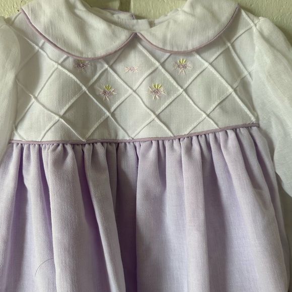 Vintage Embroidery Patterns Long Sleeve Dress - Picture 5 of 7